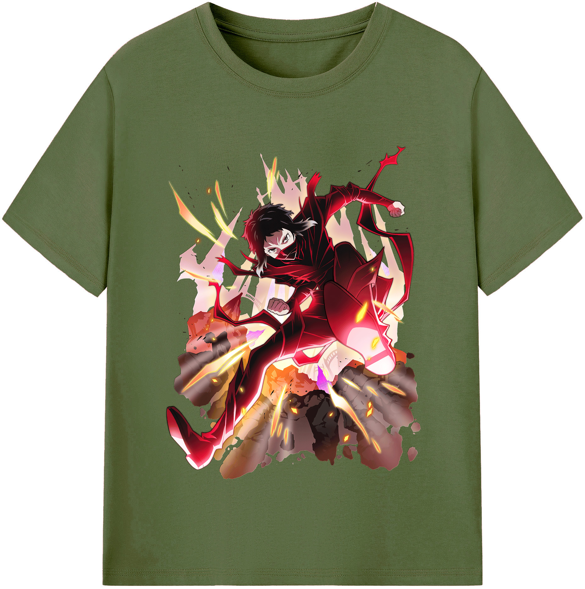 （画像用） 文豪ストレイドッグス Bungo Stray Dogs 綿100％半袖Tシャツ（フロントプリント）